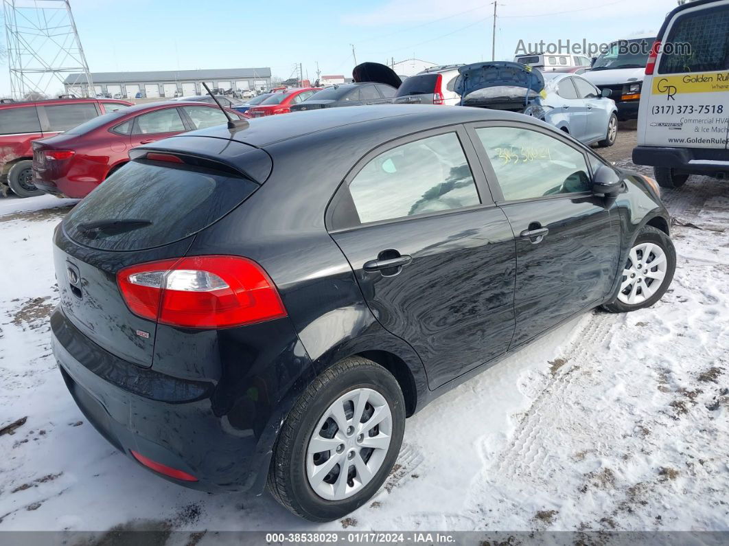 2013 Kia Rio Lx Black vin: KNADM5A37D6235040