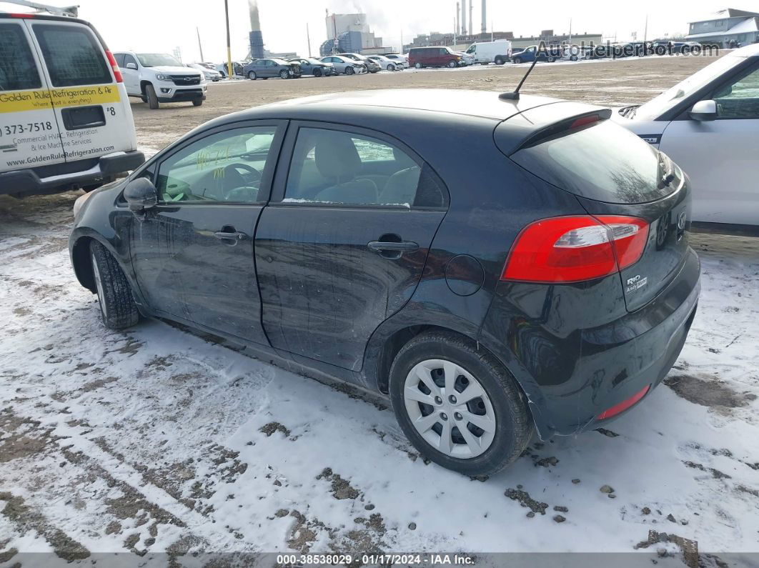 2013 Kia Rio Lx Черный vin: KNADM5A37D6235040