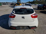 2013 Kia Rio Lx White vin: KNADM5A37D6847609