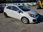 2013 Kia Rio Lx White vin: KNADM5A37D6847609