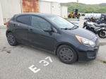 2014 Kia Rio Lx Черный vin: KNADM5A37E6334006