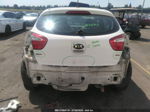 2014 Kia Rio Lx White vin: KNADM5A37E6406225