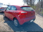 2014 Kia Rio Lx Red vin: KNADM5A37E6416477