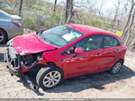 2014 Kia Rio Lx Red vin: KNADM5A37E6416477