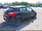 2013 Kia Rio Lx Black vin: KNADM5A38D6214276