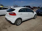 2013 Kia Rio Lx White vin: KNADM5A38D6307752