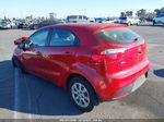 2013 Kia Rio Lx Red vin: KNADM5A38D6316287