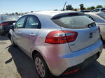 2014 Kia Rio Lx Silver vin: KNADM5A38E6333639