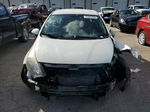 2014 Kia Rio Lx White vin: KNADM5A38E6417296