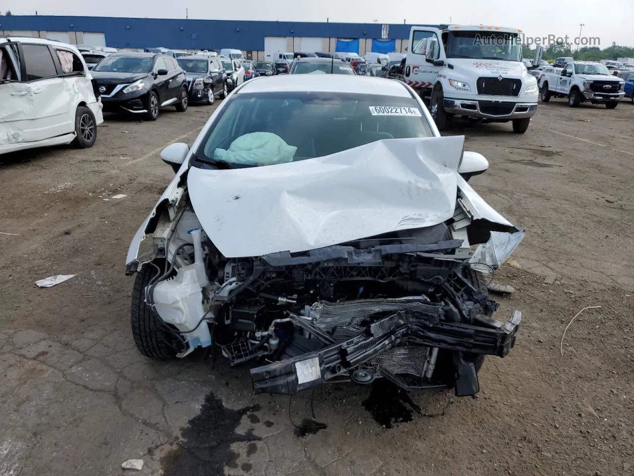 2016 Kia Rio Lx White vin: KNADM5A38G6569601