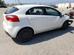 2013 Kia Rio Lx White vin: KNADM5A39D6098344