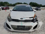 2013 Kia Rio Lx White vin: KNADM5A39D6100271