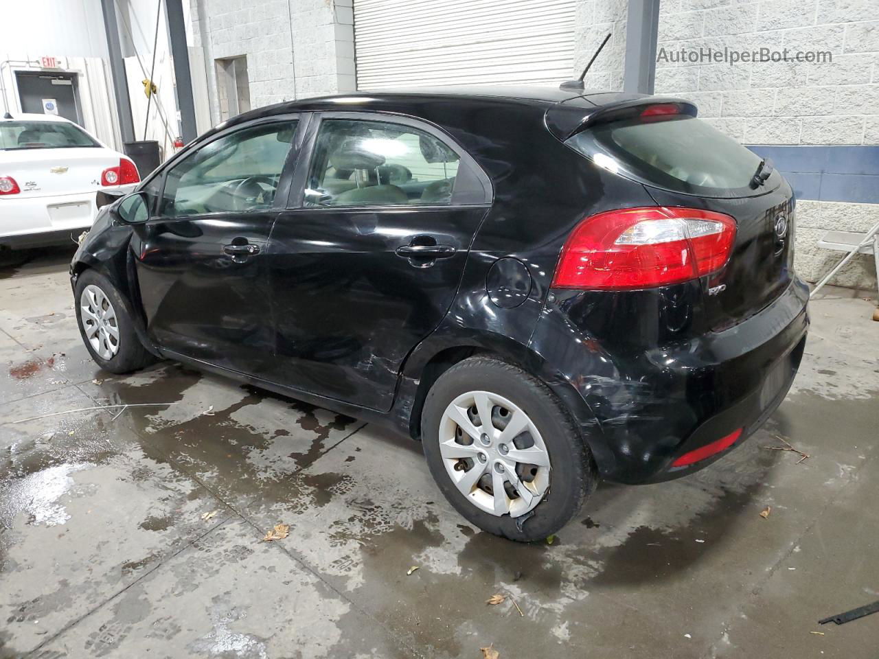 2013 Kia Rio Lx Black vin: KNADM5A39D6113571