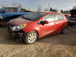 2013 Kia Rio Lx Red vin: KNADM5A39D6307033