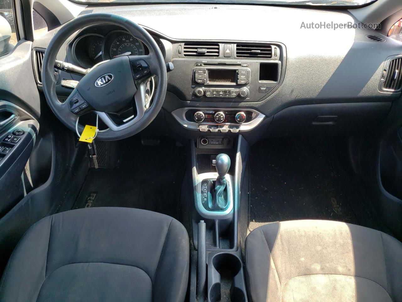 2013 Kia Rio Lx Серебряный vin: KNADM5A3XD6162018