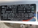 2013 Kia Rio Lx Silver vin: KNADM5A3XD6176727