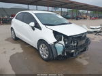 2013 Kia Rio Lx White vin: KNADM5A3XD6248123