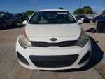 2013 Kia Rio Lx White vin: KNADM5A3XD6304609