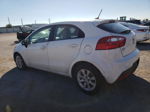 2013 Kia Rio Lx White vin: KNADM5A3XD6304609