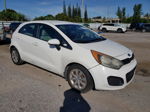 2013 Kia Rio Lx White vin: KNADM5A3XD6304609