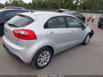 2014 Kia Rio Lx Silver vin: KNADM5A3XE6350247