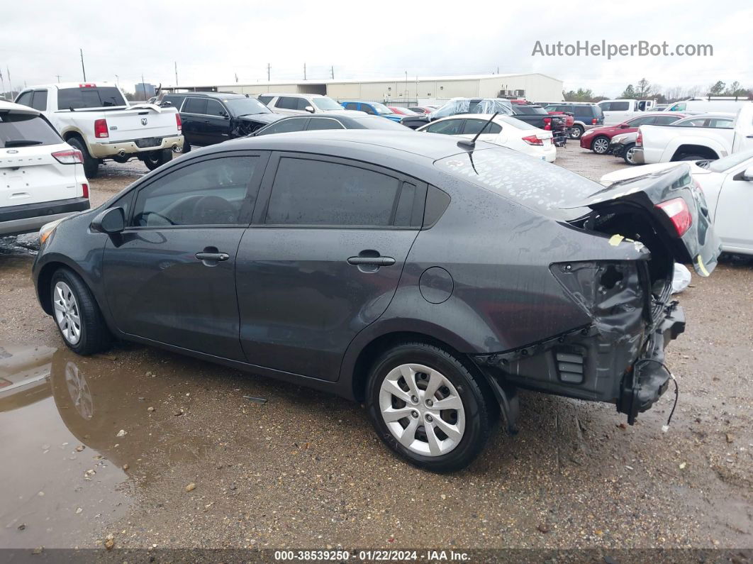 2013 Kia Rio Ex Gray vin: KNADN4A30D6125065