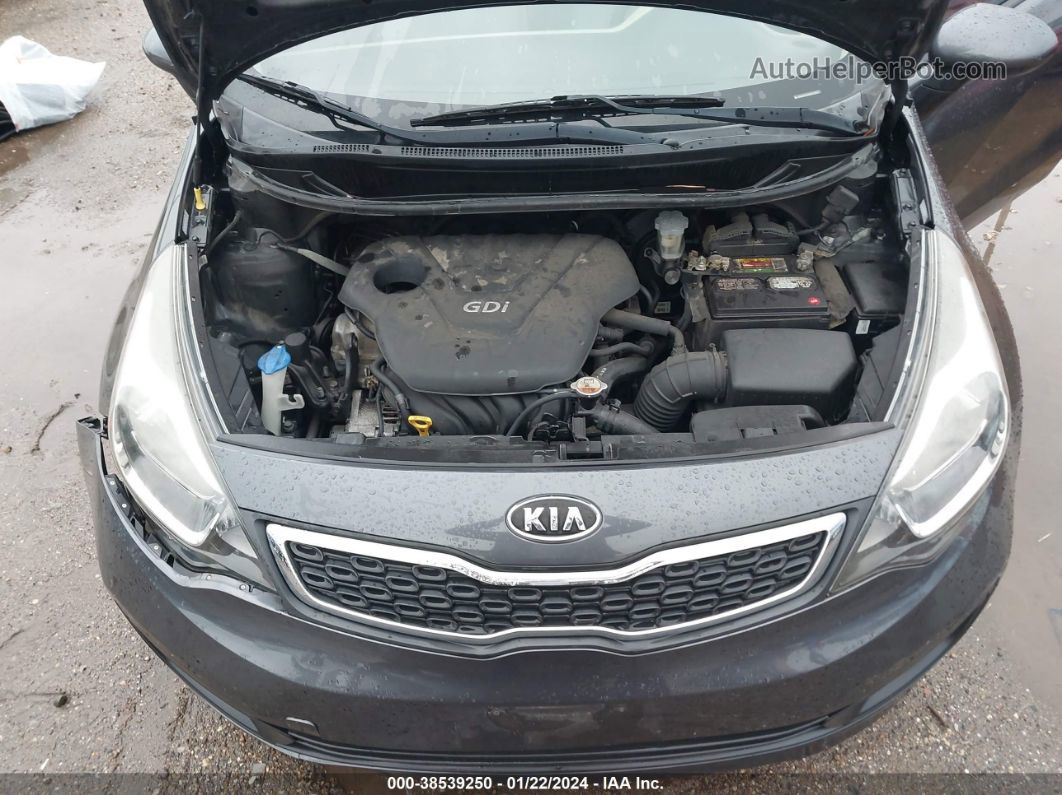 2013 Kia Rio Ex Gray vin: KNADN4A30D6125065