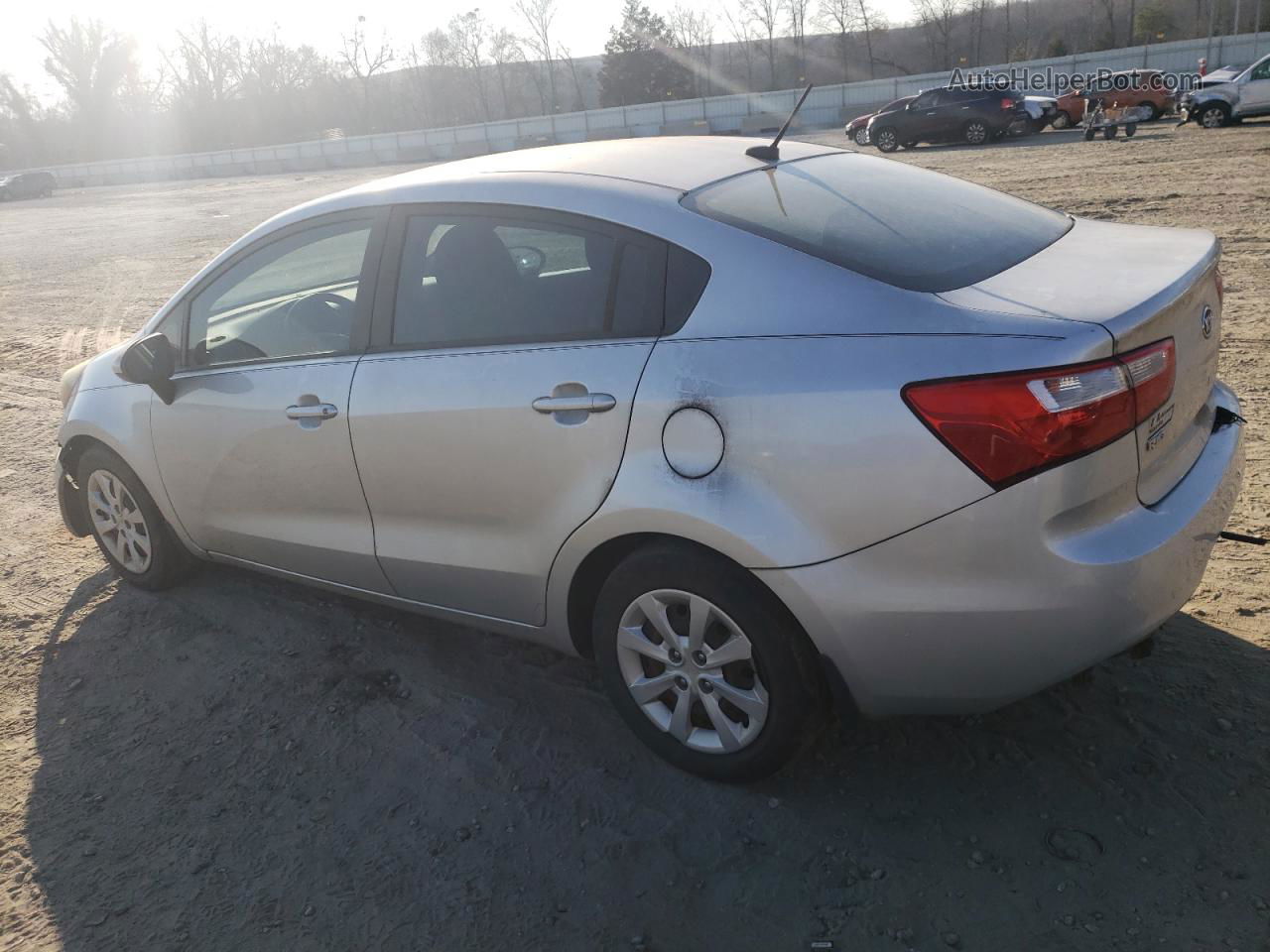 2013 Kia Rio Ex Серебряный vin: KNADN4A30D6131514