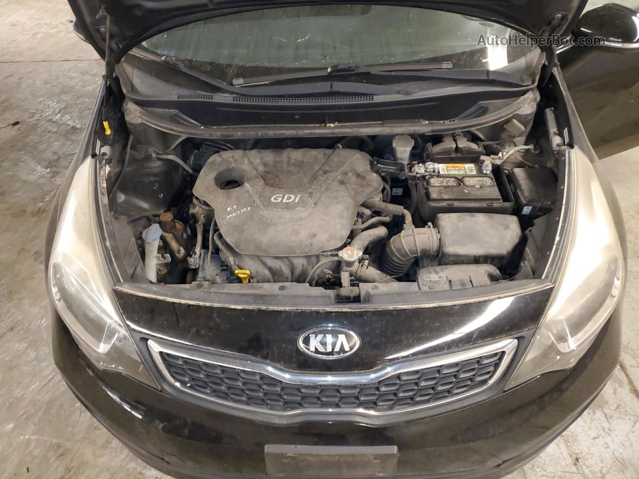 2014 Kia Rio Ex Черный vin: KNADN4A30E6354542