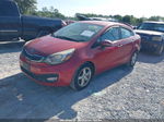 2014 Kia Rio Ex Красный vin: KNADN4A30E6407336