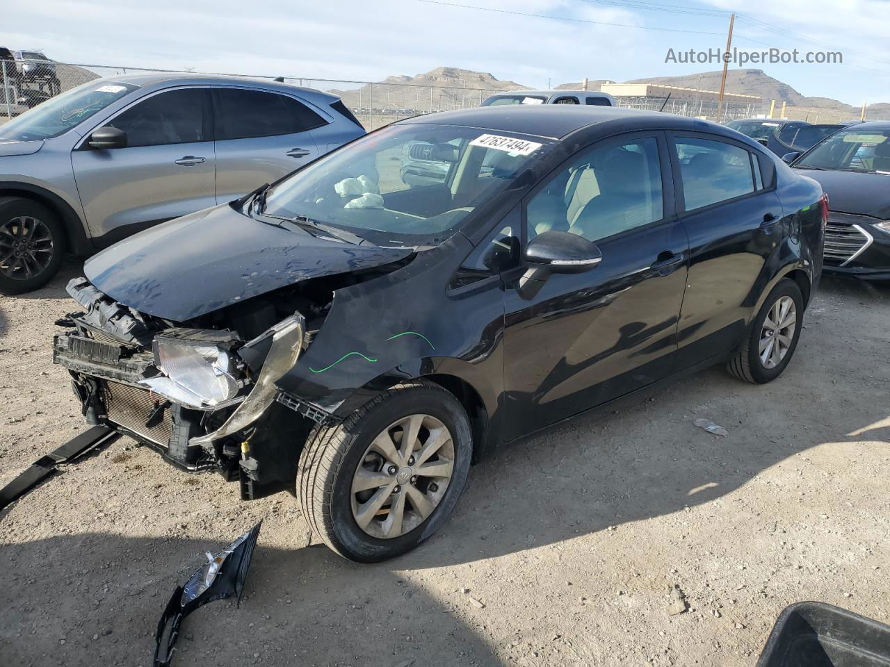 2014 Kia Rio Ex Black vin: KNADN4A30E6413492