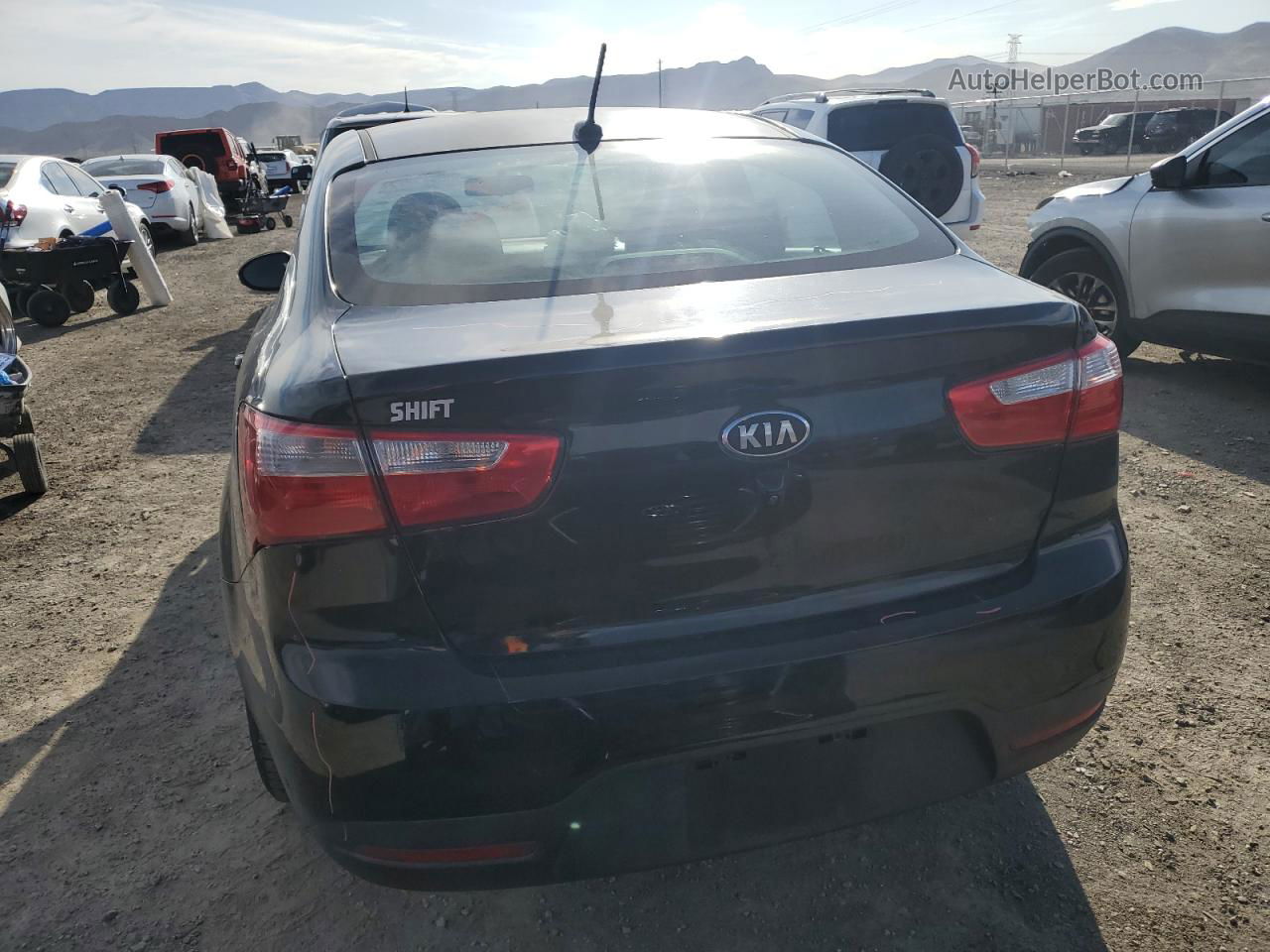 2014 Kia Rio Ex Black vin: KNADN4A30E6413492