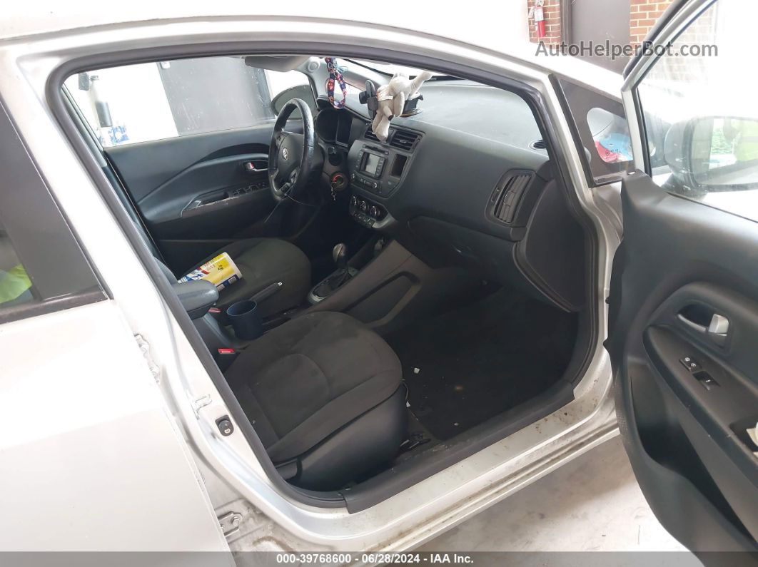 2013 Kia Rio Ex Silver vin: KNADN4A31D6144885