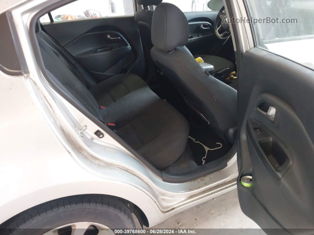 2013 Kia Rio Ex Silver vin: KNADN4A31D6144885