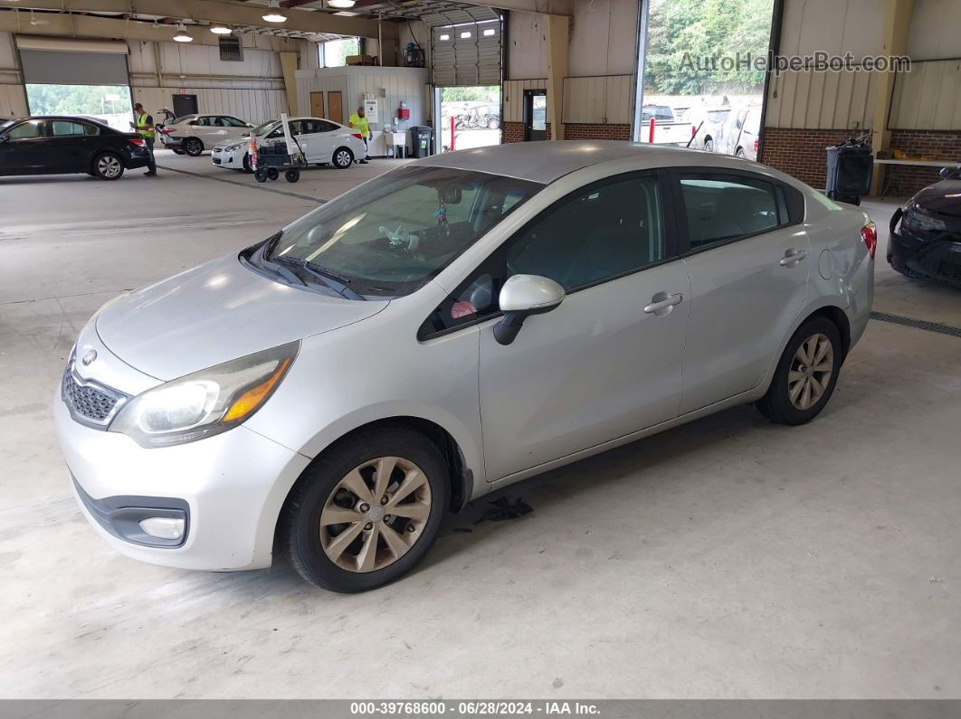 2013 Kia Rio Ex Silver vin: KNADN4A31D6144885