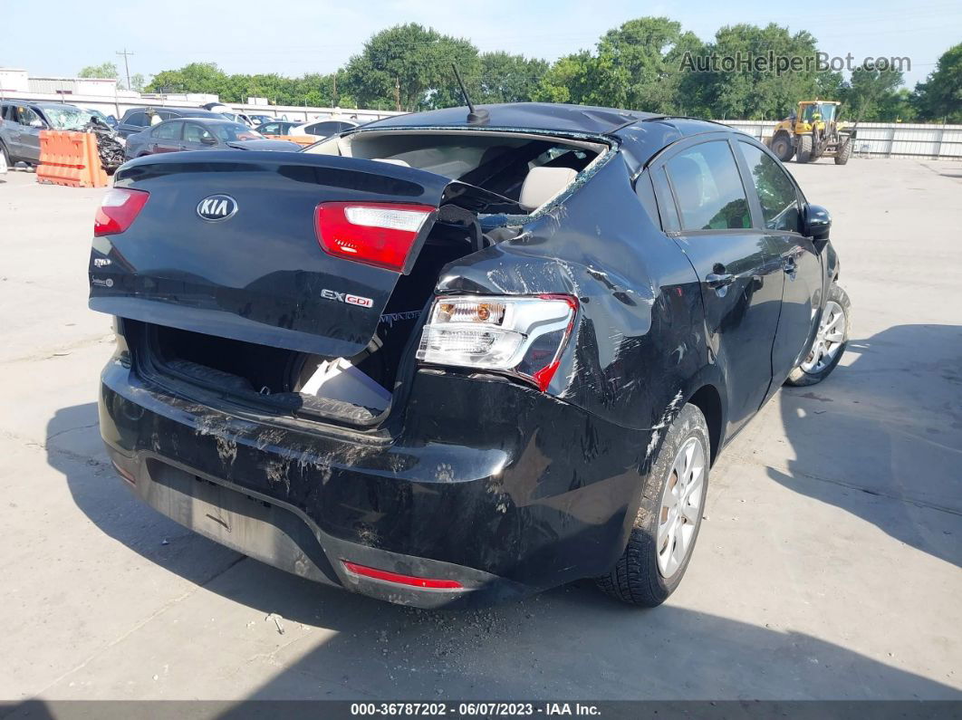 2014 Kia Rio Ex Black vin: KNADN4A31E6395455