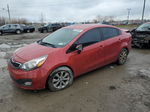 2013 Kia Rio Ex Красный vin: KNADN4A32D6296027