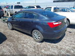 2014 Kia Rio Ex Dark Blue vin: KNADN4A32E6325592