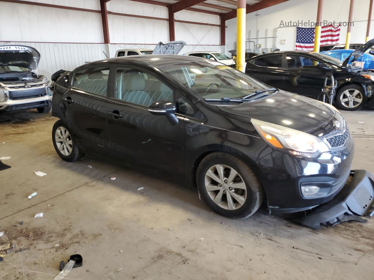 2014 Kia Rio Ex Black vin: KNADN4A32E6354543