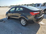 2014 Kia Rio Ex Черный vin: KNADN4A33E6396686