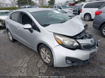 2014 Kia Rio Ex Silver vin: KNADN4A33E6416614