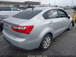 2014 Kia Rio Ex Silver vin: KNADN4A33E6416614