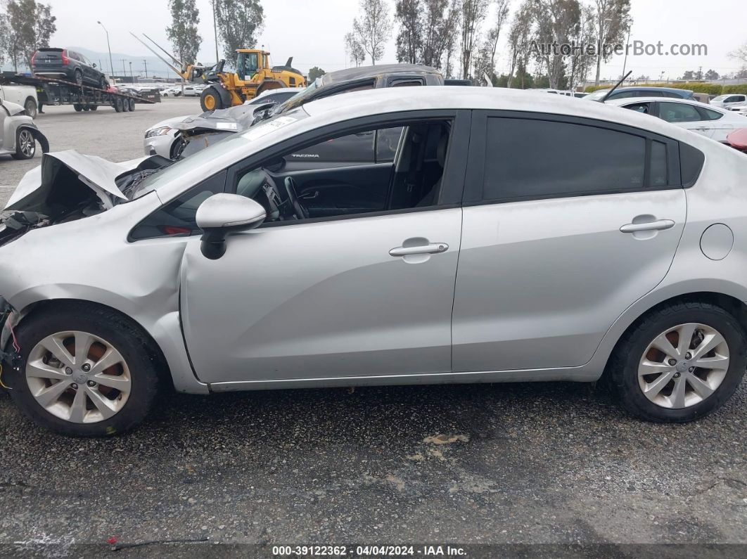 2014 Kia Rio Ex Silver vin: KNADN4A33E6416614