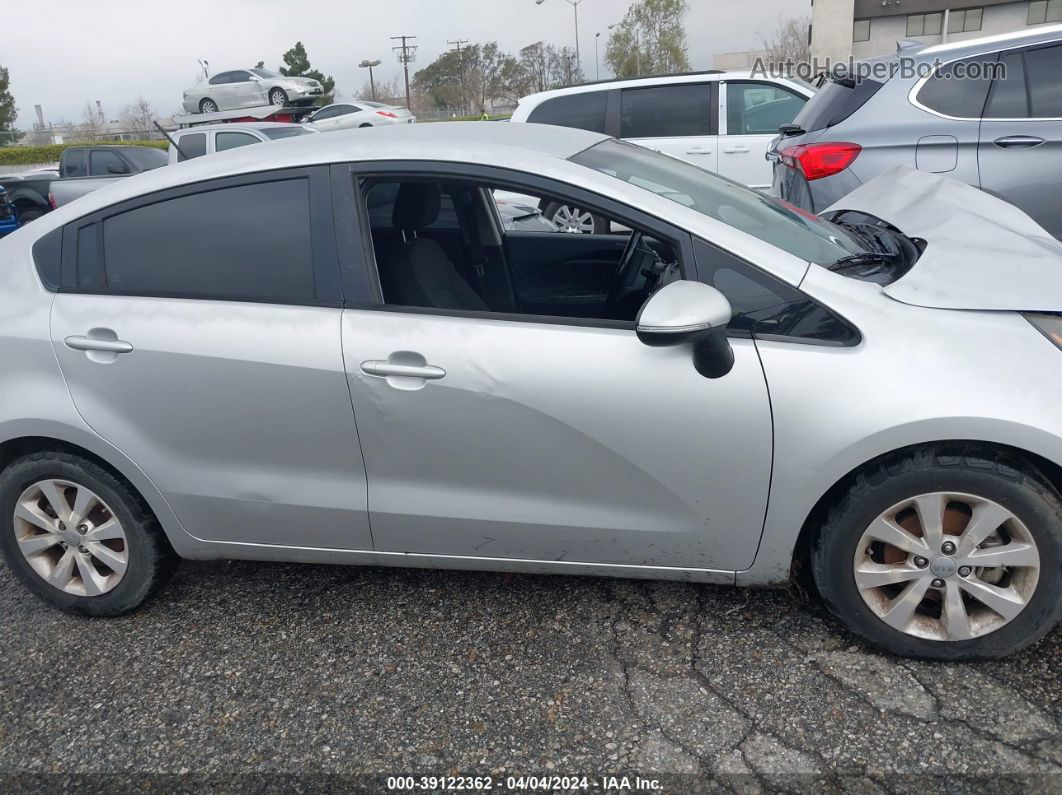 2014 Kia Rio Ex Silver vin: KNADN4A33E6416614