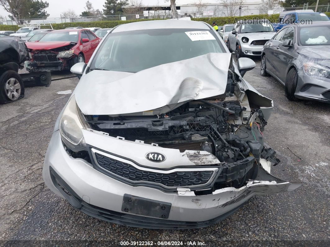 2014 Kia Rio Ex Silver vin: KNADN4A33E6416614