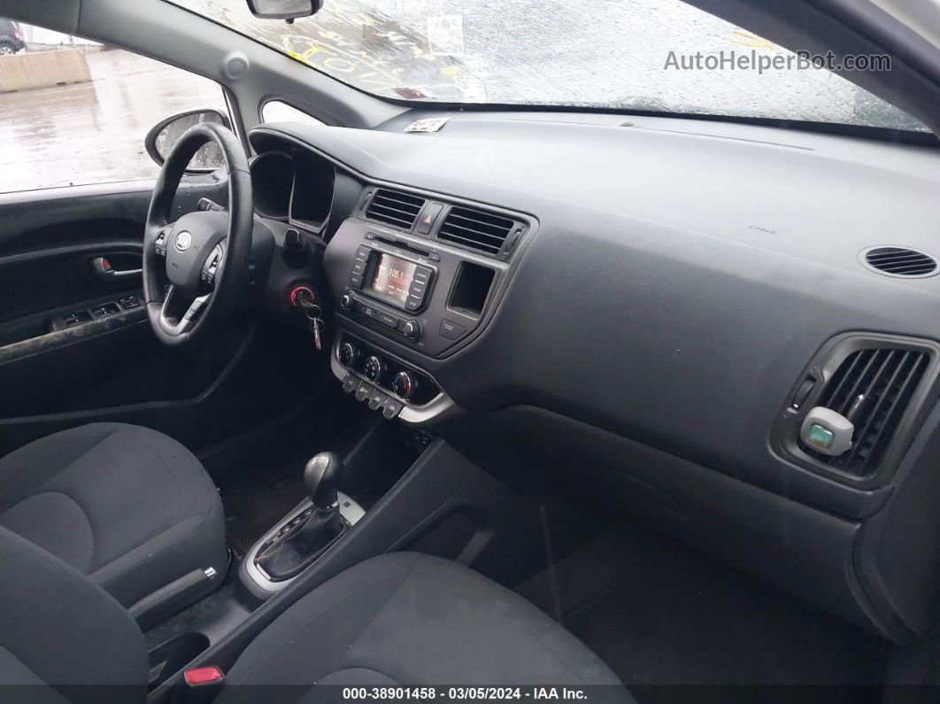 2013 Kia Rio Ex Белый vin: KNADN4A34D6119656