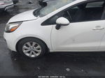 2013 Kia Rio Ex White vin: KNADN4A34D6119656