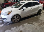 2013 Kia Rio Ex Белый vin: KNADN4A34D6148655