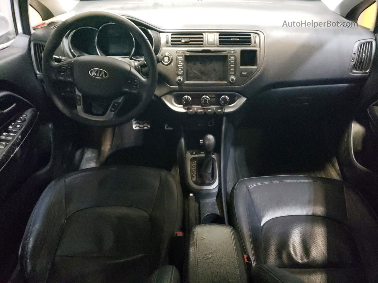 2013 Kia Rio Ex Белый vin: KNADN4A34D6148655