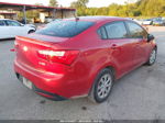 2014 Kia Rio Ex Красный vin: KNADN4A35E6333170